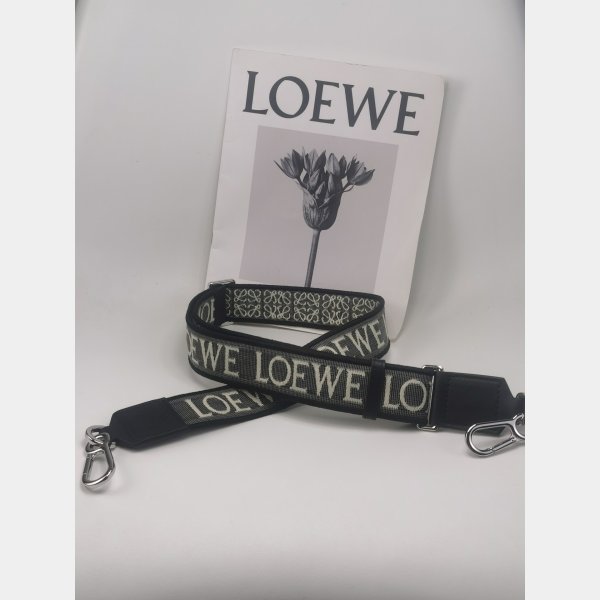 Best Loewe Anagram double-sided embroidered shoulder strap