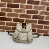 Ophidia Gucci Backpack Ebony Supreme #795221 Replica Handbag