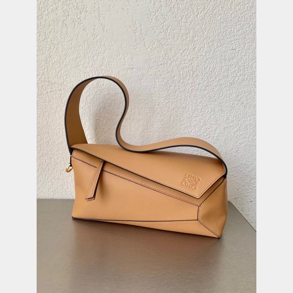 Shop Loewe Replica Puzzle Leather Hobo Top Quality Bag