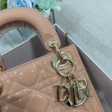 High Quality Christian Dior Lady patent leather 17CM Bag mini