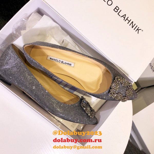 Cheap Manolo Blahnik Flat Shoes