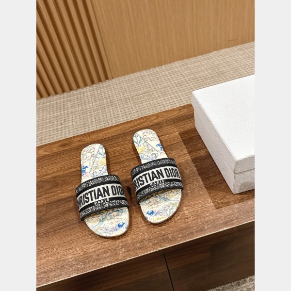 Wholesale 1:1 Mirror DIOR DWAY SLIDE Designer