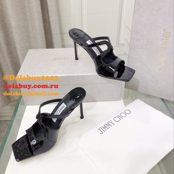 Heel: 8.5 cm Anise 75 Designer Sandals Jimmy Choo Shoes