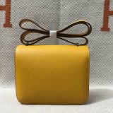 Hermes Constance Bag 18cm Epsom Leather Yellow