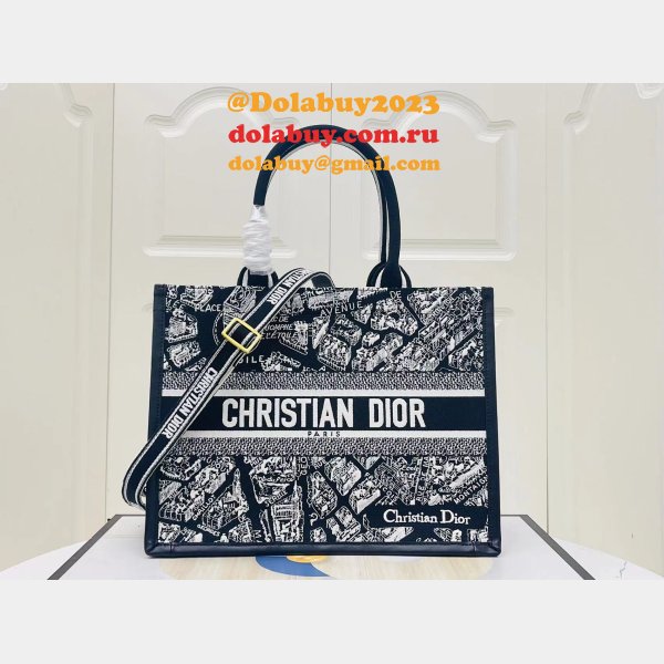 Luxury Dior Book tote with strap new 1286 all size