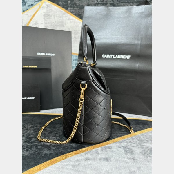 Saint Laurent 763961 Replica Gaby Top Handle Bucket Shoulder Bags