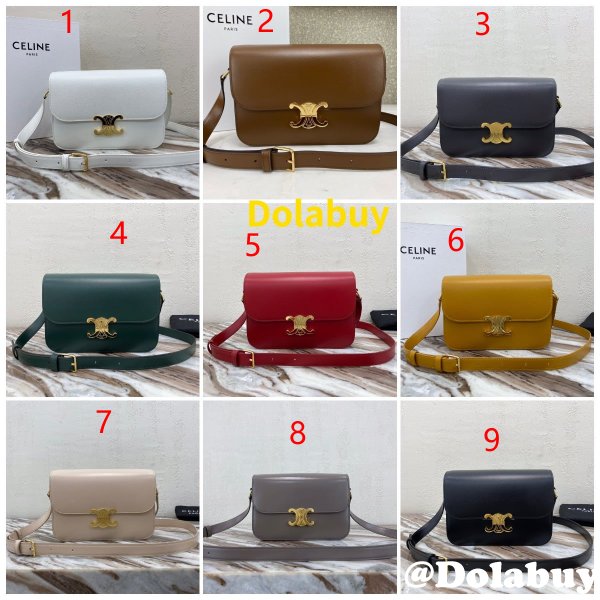 The Best Celine 1:1 Mirror Triomphe Replica Dolabuy 22cm Bag