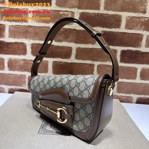 Top Quality 764155 Horsebit Shoulder 1955 Gucci Inspired Bag