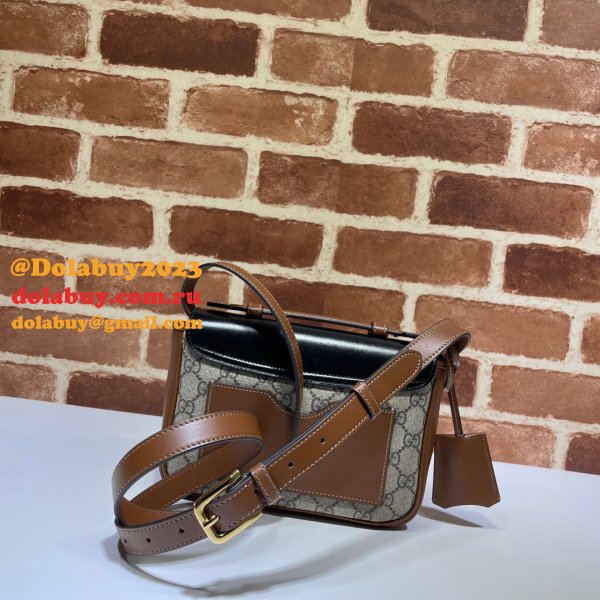 High Quality Gucci Replica 658487 Padlock mini bag in GG Supreme canvas