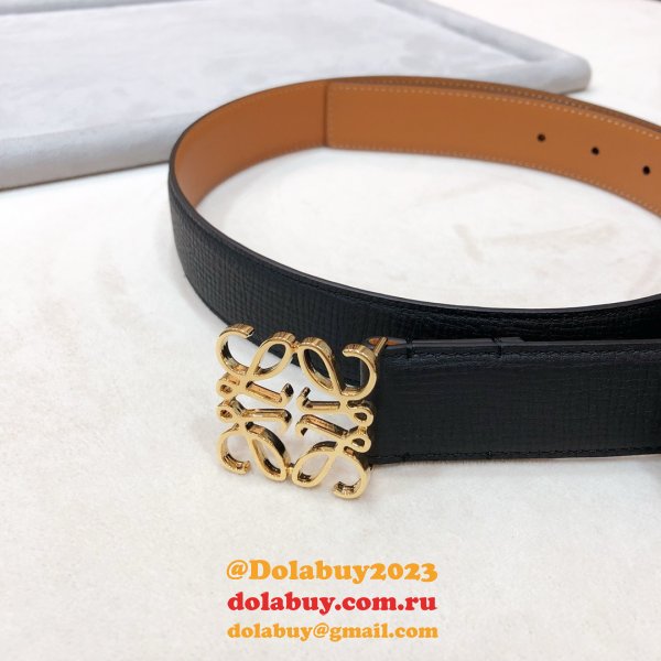 Designer Loewe Regular Knockoff 3.2CM Width Fashion Belts