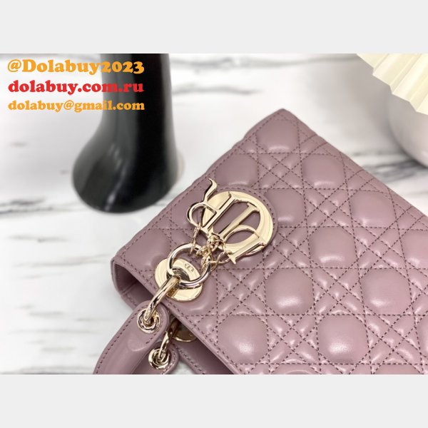 Perfect DIOR lady lambskin 20CM HANDBAG Inspired