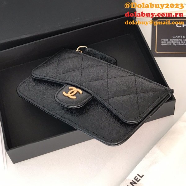 Replica CC Wallets and cardholders Designer AP0374 Black