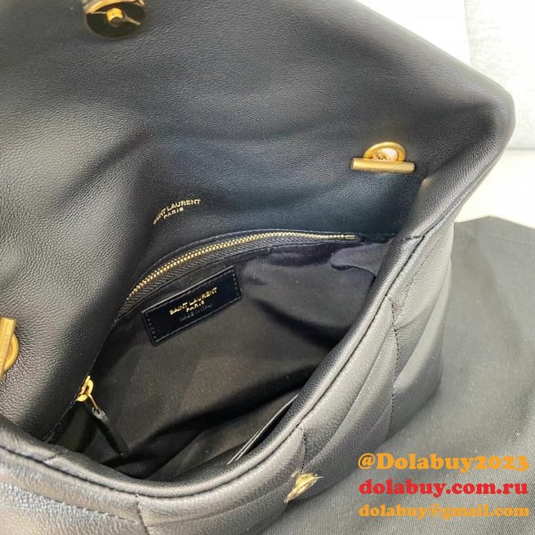 Top Quality best YSL LOULOU PUFFER HANDBAG 23cm