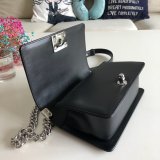 Luxury CC V Le Boy Replica 7 Star Black Bags lambskin 20cm