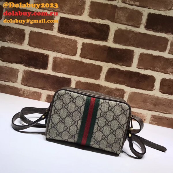 Knockoff Gucci Suede Ophidia Mini 517350 Bag