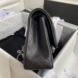 CC Replica 25.5CM Classic Flap Bag Caviar Leather Black A01112