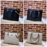 Tote GG Marmont White/Black 779724 Gucci Replica Bag