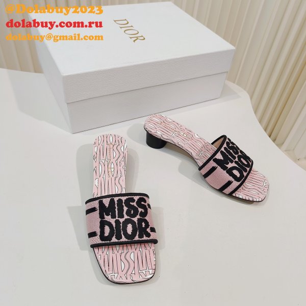 7 Star dior Dway Heeled Slide