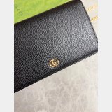 TOP LUXURY GUCCI REPLICAS 497985 MARMONT LEATHER MINI CHAIN WALLETS BAG