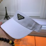 Wholesale Prada Metal triangle logo Empty top hat