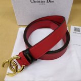 Best Replica CC Double C Belt Red 1153