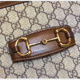 Gucci Replica GG Horsebit 1955 shoulder 602204 Brown bag