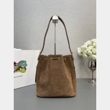 Top Quality 1:1 Mirror Prada Suede Bucket Bag 1BE079