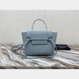 Celine Replica Grained Calfskin Nano Belt Bag Blue