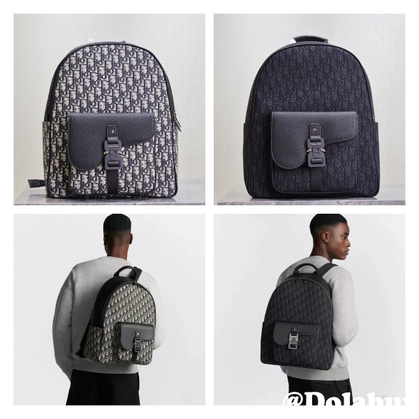 Best Replica Dior Saddle Zip Backpack