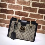 UK Gucci Replica GG Supreme Padlock Small Shoulder 498156 Bag