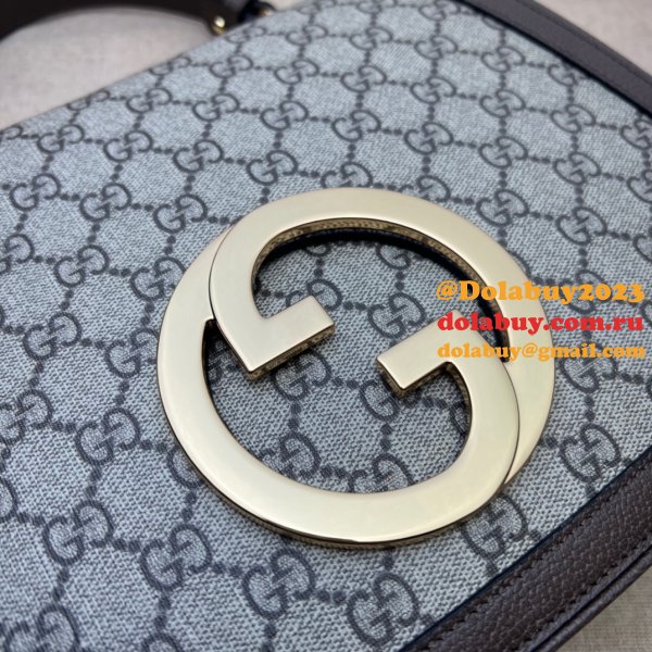 Faux Gucci Medium bag Messengers round Interlocking G 699210