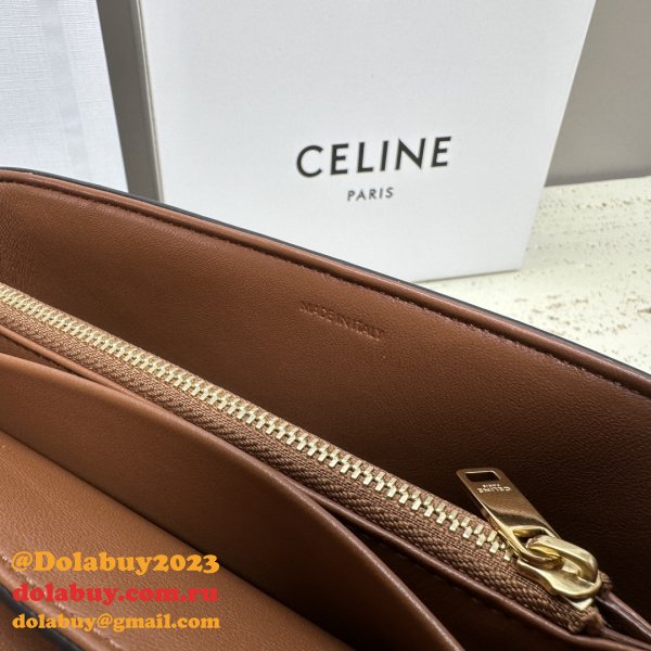 Celine Victoire Triomphe Canvas Tan 116593 Duplicate Bag