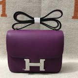 Hermes Constance Bag 18cm Epsom Leather Purple