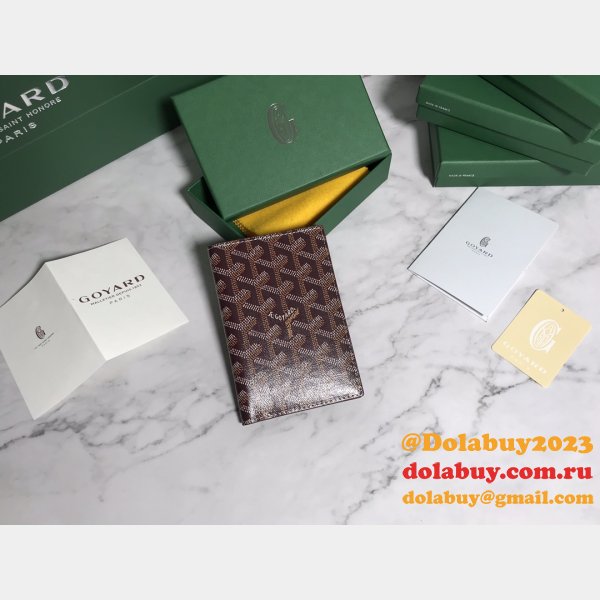 Top Quality Goyard Multi-Color Passport Best Wallet