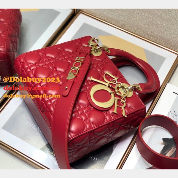 Luxury Christian Dior Lady Dior AAA+ 20CM Fake Bags