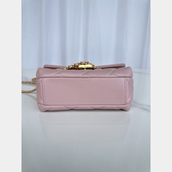 Top Quality CC Shiny Lambskin Crossbody Bag AS4986