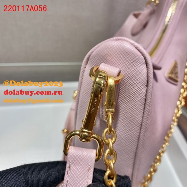 Replica Prada Handbags Cheap Highest Quality For Leather Hobo Re-Edition You