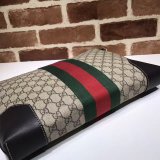 7 Star Gucci Fake 474139 GG Supreme Wide Messenger