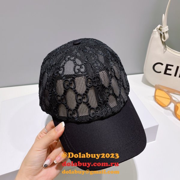 Top Quality Christian Dior Colorblock sun shading Hats