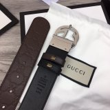 Fake Gucci 37MM Double G leather Replica belt