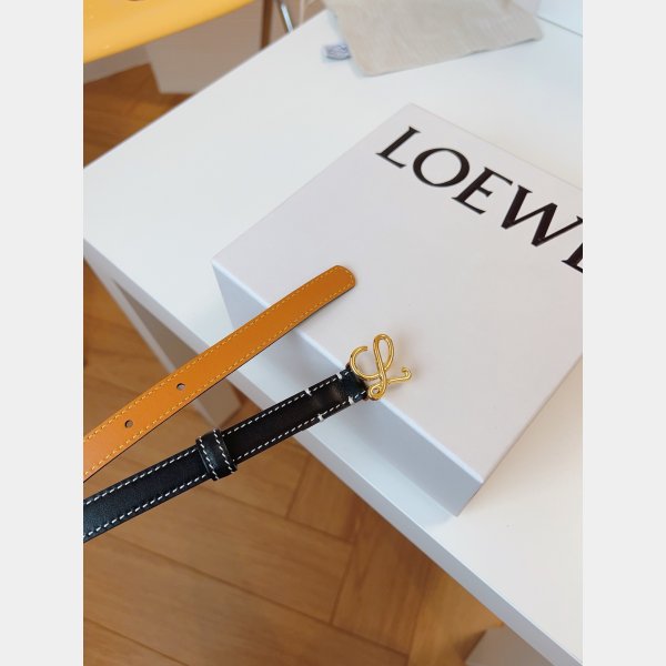 Wholesale Loewe Women Belt 1:1 Mirror Smooth 1.5cm Width