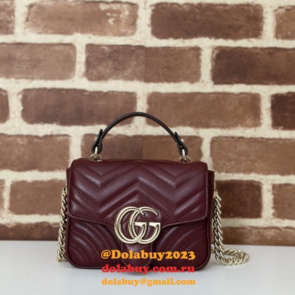 Best GG Marmont Gucci 811238 Top Handle Knockoff Bag