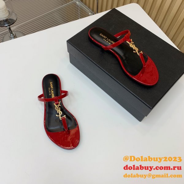 Top Quality YSL Saint Laurent Cassandra Sandals Heels Shoes