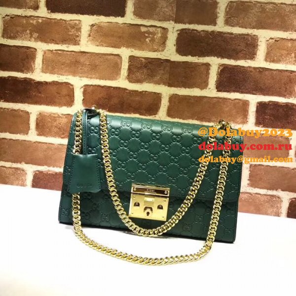 Replica 7 Star Gucci Padlock medium GG shoulder 409486 bag