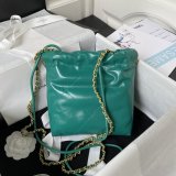 Luxury FASHION AS3980 CALFSKIN CC BAG 20CM